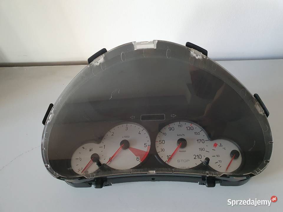 Licznik Peugeot 206 białe benzyna OE 9655976280 Wrocław sprzedam