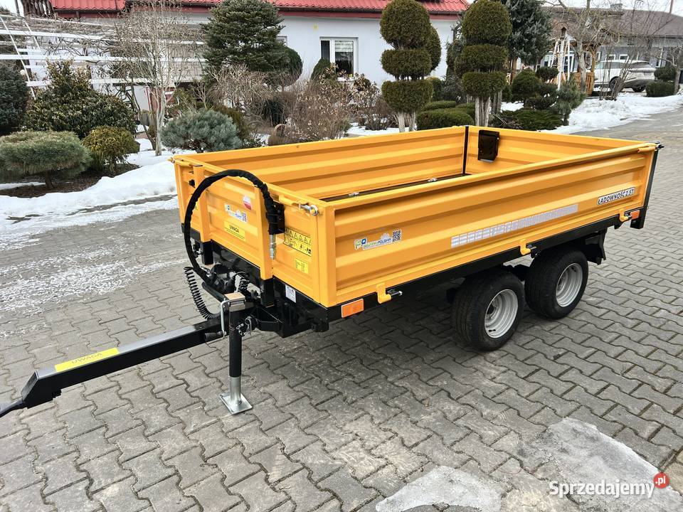 Przyczepa jednoosiowa o ładowności 2500 nieuszkodzony Legnica