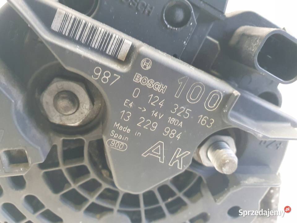 ALTERNATOR Opel Astra III H 16 16V 100A bosch osobowe Rudka sprzedam