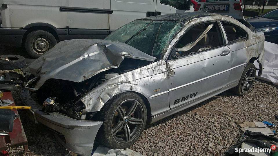 BMW E46 Coupe 25 M54B25TU wypadku Rok produkcji 2002 świętokrzyskie Jędrzejów sprzedam