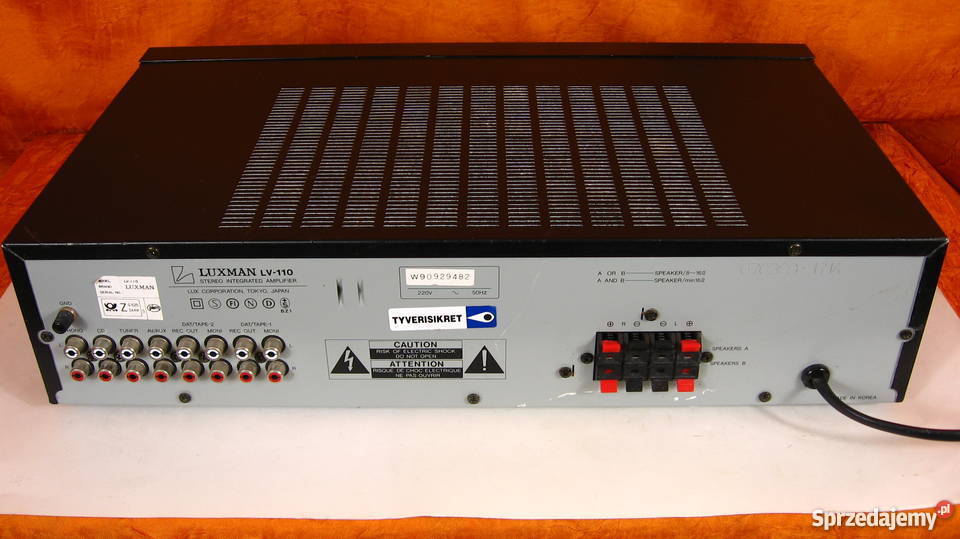 LUXMAN LV110 WZMACNIACZ Amplituner Wieża Kolumny
