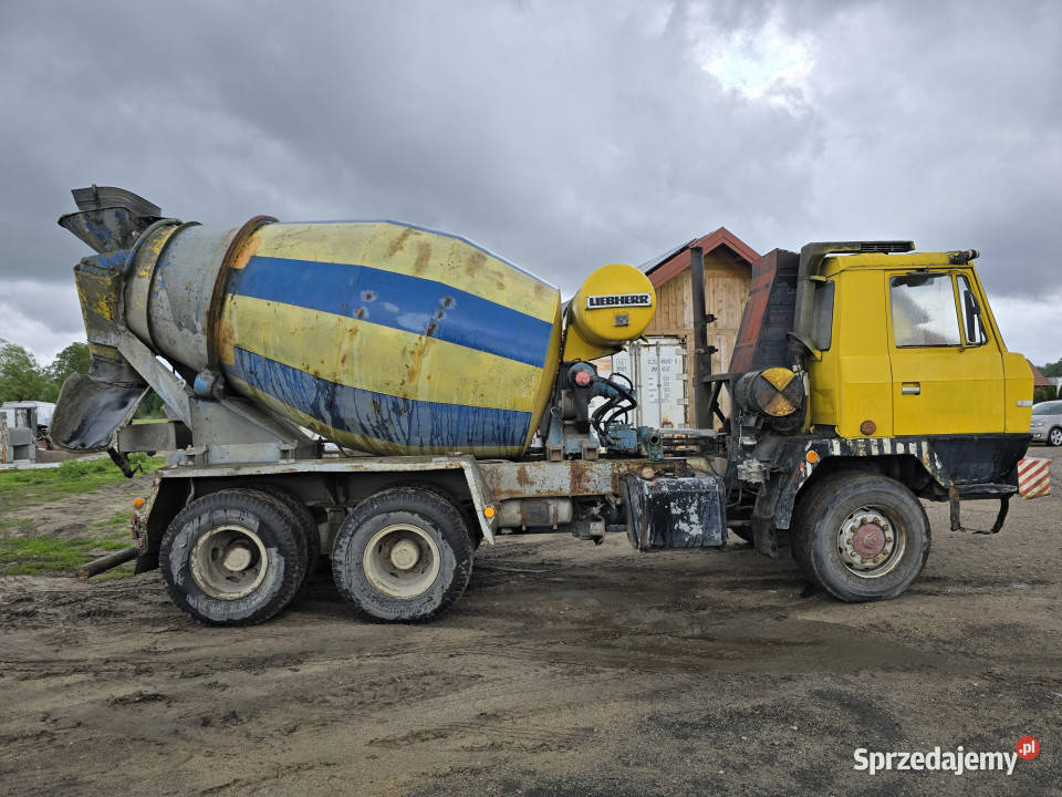 Betonomieszarka TATRA 6x6 6 m3 betoniarka diesel Betonomieszarki warmińsko-mazurskie Korpele