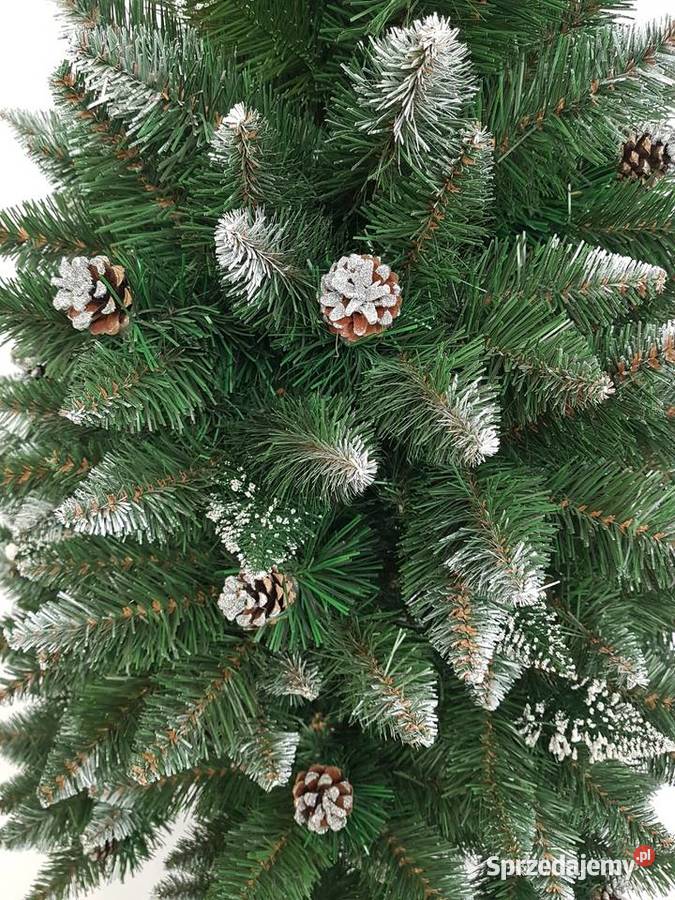 Choinka sztuczna Sosna srebrna z szyszkami Bielsko-Biała