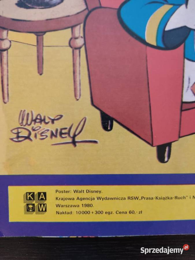 Sprzedam Plakat Poster wydany w 1980 roku KAW 5 Lutomiersk sprzedam