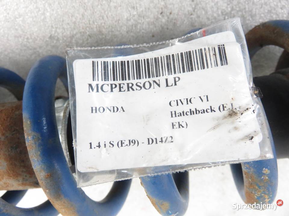 MCPERSON LEWY PRZEDNI HONDA CIVIC VI 14 i