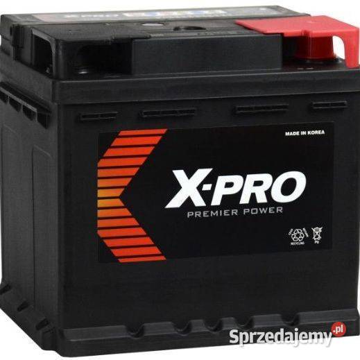 Akumulator XPRO 43Ah 450A EN niski Prawy Plus pomorskie Gdańsk