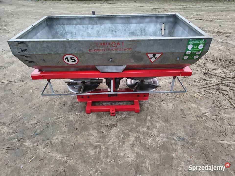 Rozsiewacz nawozów dwutalerzowy ABRA SENIOR 600 łódzkie Wielgomłyny