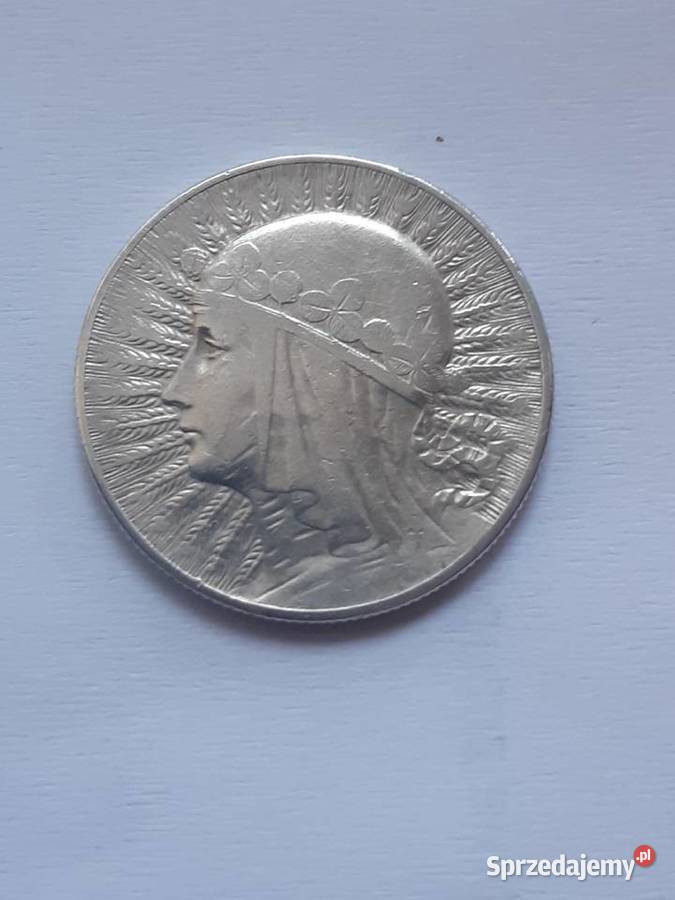 Moneta Głowa Kobiety 10 1933r 52 z zm Numizmatyka Potulice