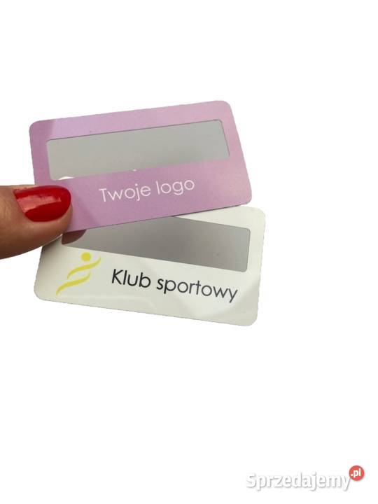 Identyfikatory pracowników termotransfer magnes Chynów sprzedam