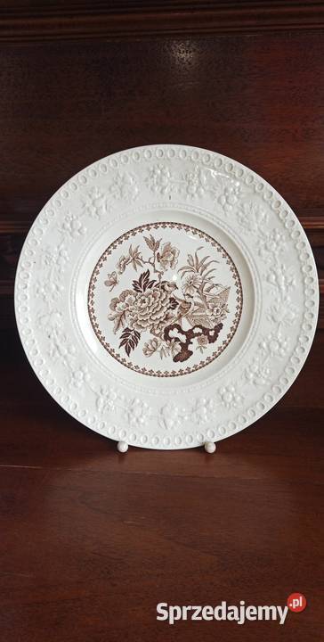 Talerz WESLLEY Made in England Reliefy kolor