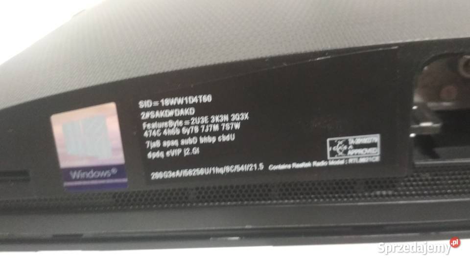 Komputer HP 200AiO G3 3VA74EA uszkodzony małopolskie Wieliczka