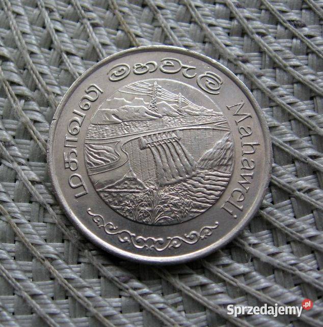 Sri Lanka 2 Rupie 1981r Zapora na rzece Mahaweli Kolekcje Kalisz sprzedam