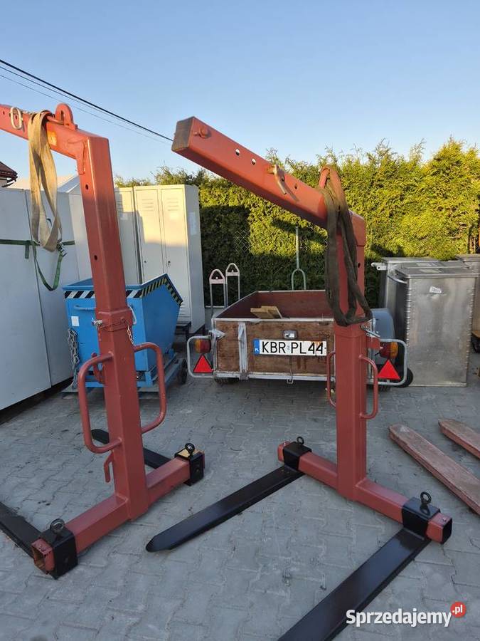 chwytak do paletwidły do HDSu suwnicy dzwigu Brzesko