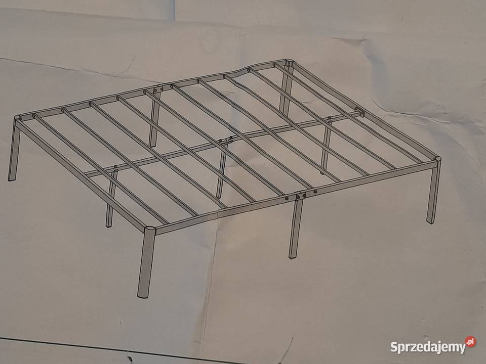 Łożko metalowa rama łóżka Zinus Van 150x190x41 śląskie Dąbrowa Górnicza