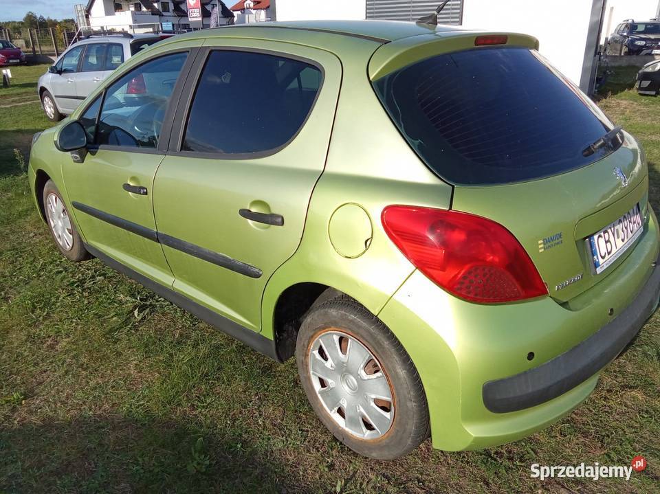 Peugeot 207 5 DRZWI elektryka ZAREJESTROWANY elektryczne szyby Wągrowiec sprzedam