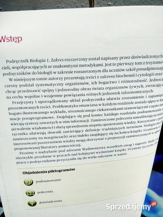 Biologia operon 1 podręcznik rozszerzony