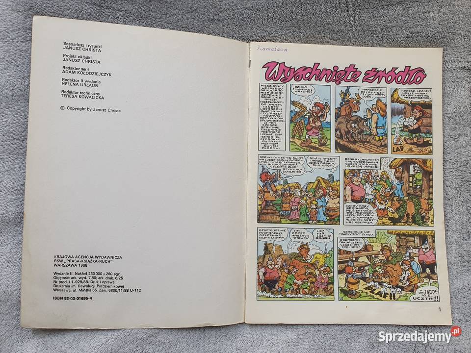 Kajko i Kokosz W krainie Borostworów wyd 2 1988 Gdynia