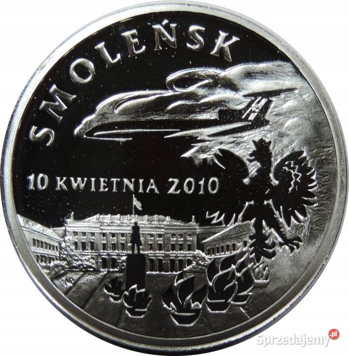 Medal upamiętniający katastrofę smoleńską k41 Numizmatyka Warszawa