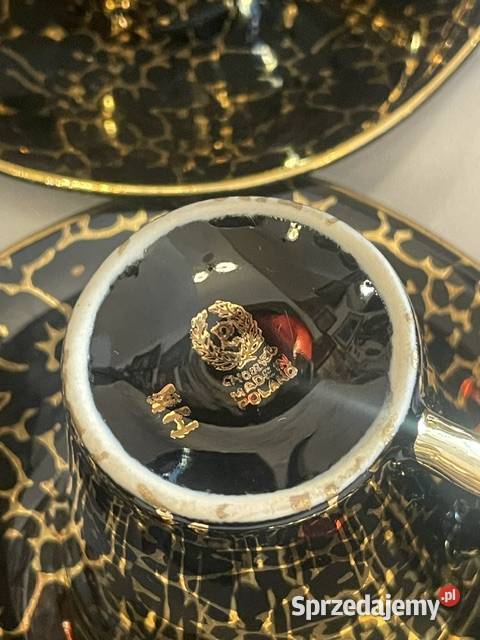 Porcelanowy serwis do kawy Iza Chodzież PRL małopolskie