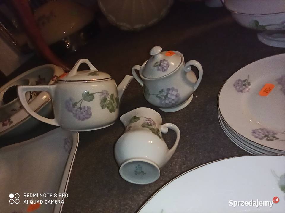 mlecznik i cukiernica Ct Altwasser kwiaty Antyki, Sztuka, Kolekcje pomorskie Gdańsk