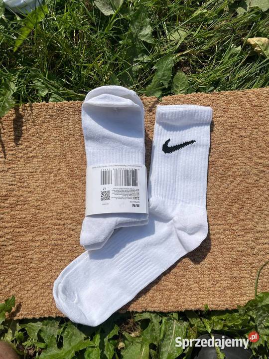 Nike skarpetki białe 3 pary 3842 biały Odzież sportowa mazowieckie