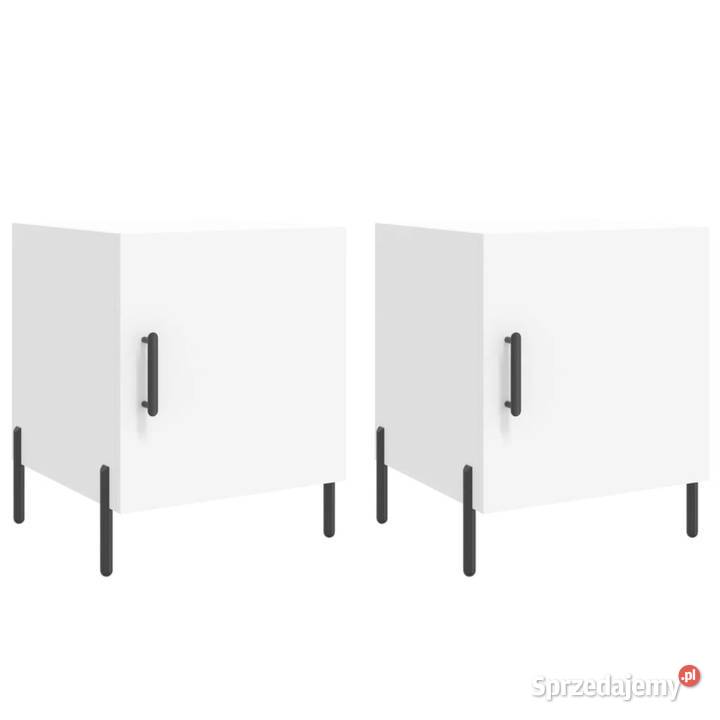 Szafki nocne 2 białe 40x40x50 WM827581 Warszawa