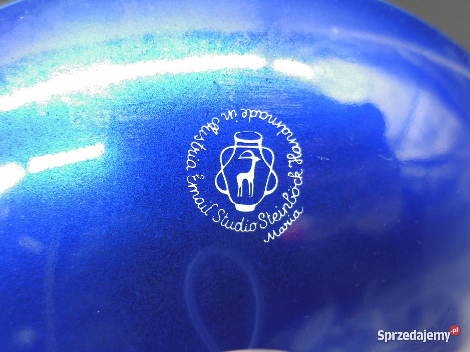 Emaliowany talerz świąteczny Studio Steinbck wielkopolskie Raszków