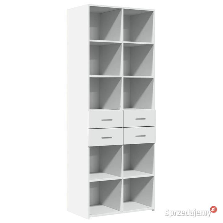 Wysoka szafka biała 70x425x185 materiał Pozostałe Warszawa