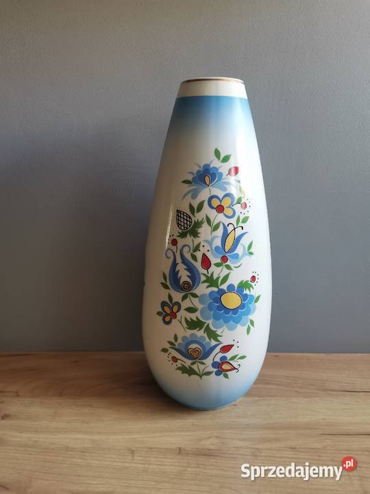 Stary wielki wazon 42 porcelana Lubiana wzór Siemianowice Śląskie