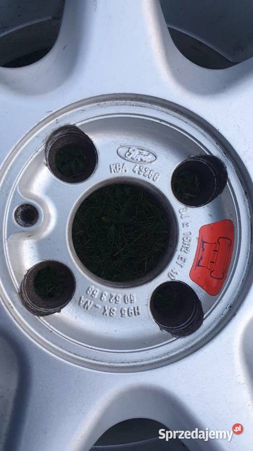 Oryginalne alufelgi Ford 15 4x108 6Jx15H2 ET 40 Samochodowe śląskie Pszczyna