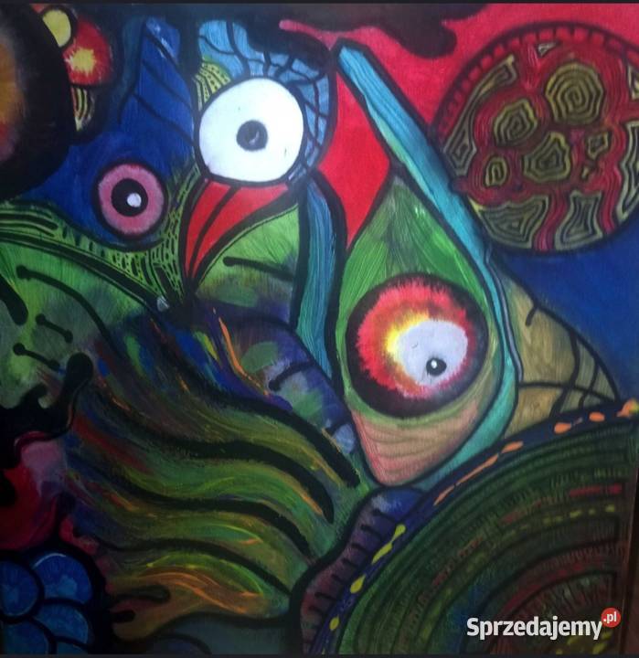 Amatorski obraz Abstrakcyjny dolnośląskie Polkowice