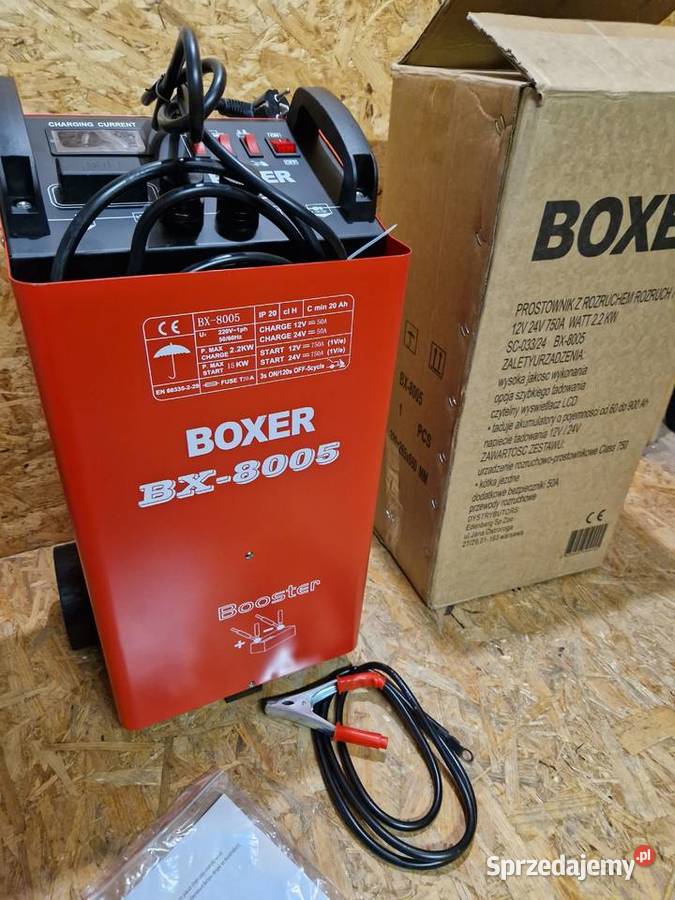 Prostownik z rozruchem stacja LCD Boxer 750 Głogowa
