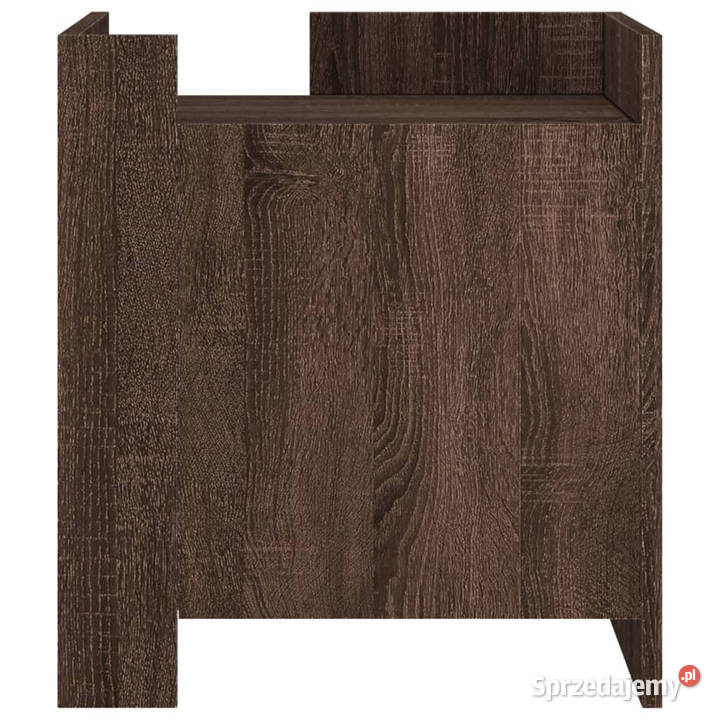 Szafka nocna brązowy dąb 45x50x50 materiał