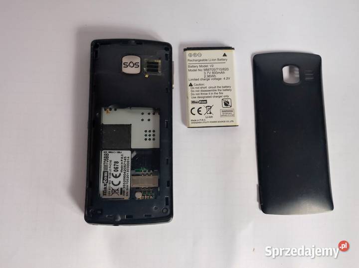 telefon Maxcom MM705BB seniorów osób starszych