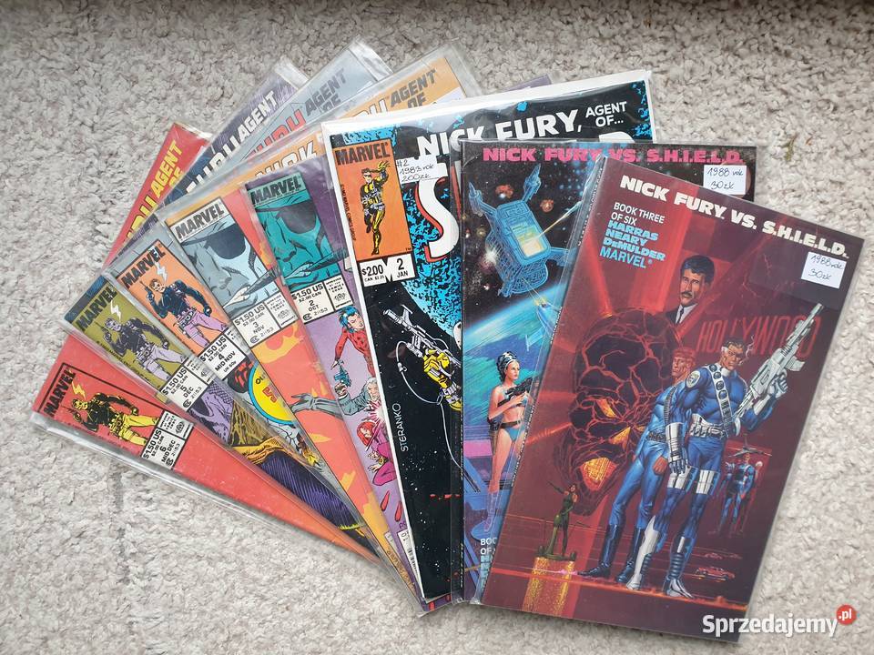 Nick Fury Agent Of SHIELD 8 komiksów 19831989 Gdynia