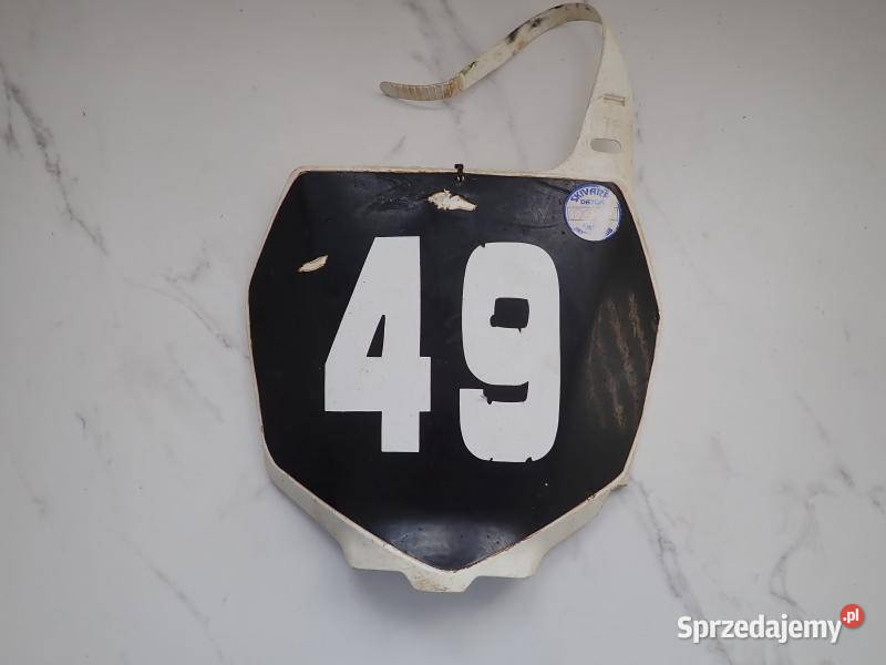 PLASTRON POLE NUMEROWE STARTOWY SUZUKI RMZ 450 lubuskie Strzelce Krajeńskie