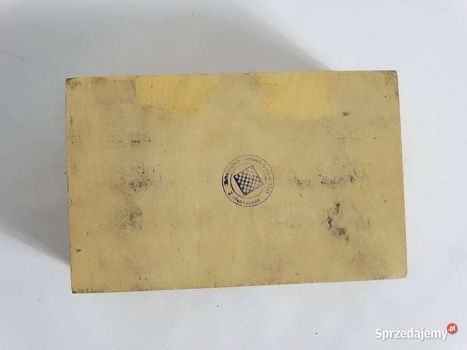 Oryginalne Szachy Drewniane 1961 SC Zuffenhausen lubelskie