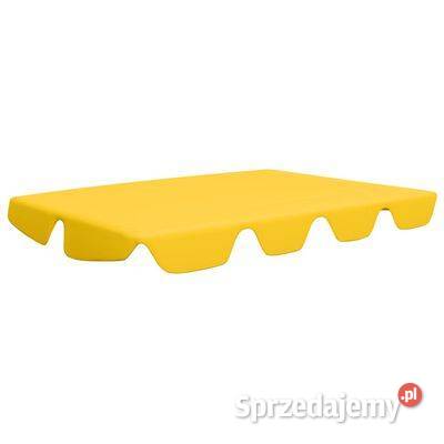 vidaXL Zadaszenie do huśtawki ogrodowej żółte Altany i wiaty mazowieckie Warszawa