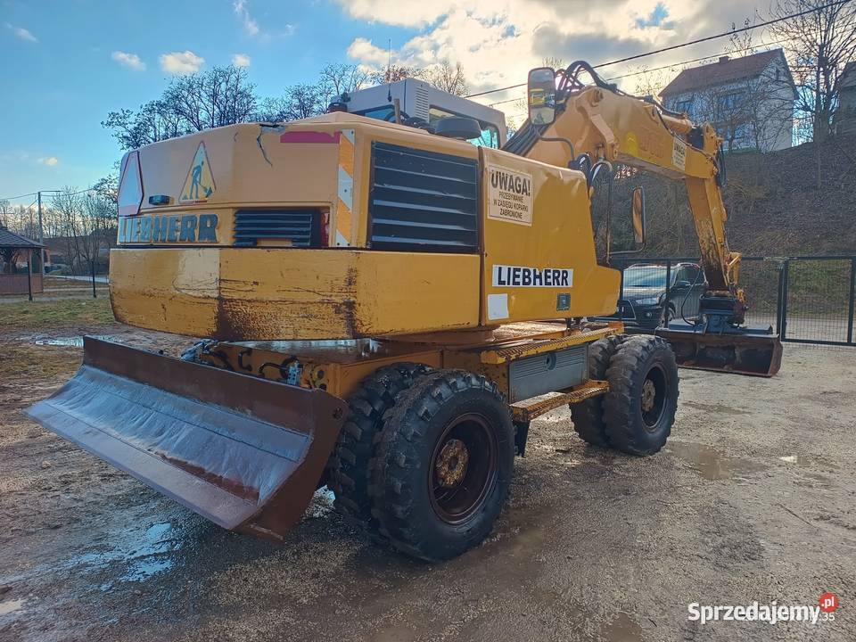 LIEBHERR A 316 KOPARKA KOŁOWA Racławice