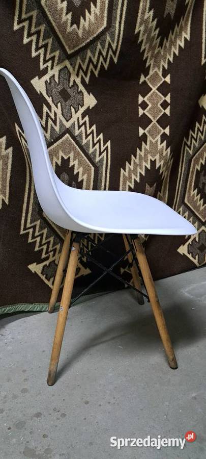 krzesło białe drewniane nogi mazowieckie Warszawa