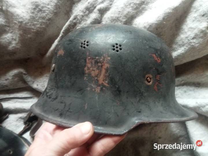 Hełm niemiecki hełmy niemieckie M34 M35 stare Militaria mazowieckie Grójec