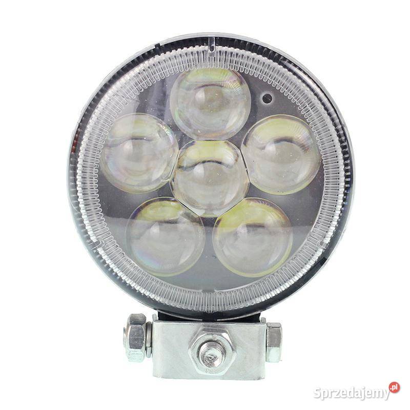 LAMPA ROBOCZA LEDOWA OKRĄGŁA 5 LED SOCZEWKA uniwersalne