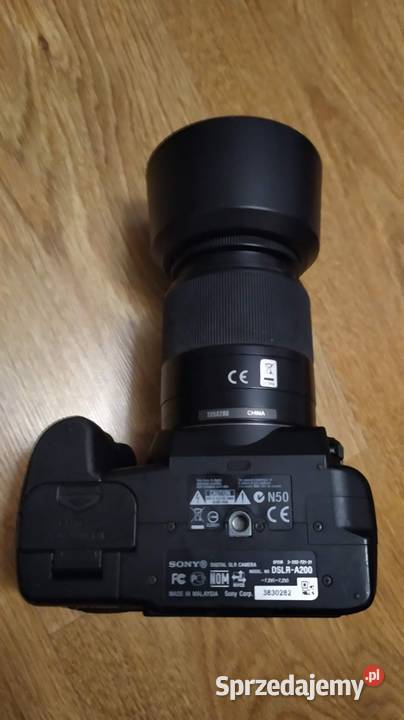 Lustrzanka sony a200 kitdwa obiektywy i nowa podkarpackie Wola Żyrakowska