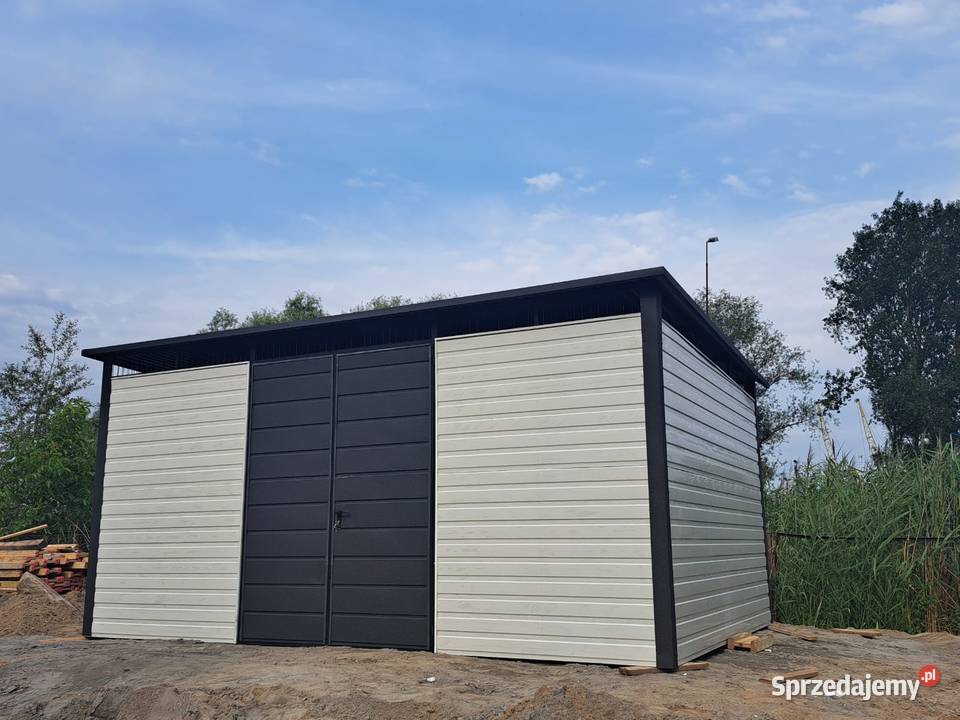 Garaż Blaszany Na narzędzia SchowekWiata Blaszak