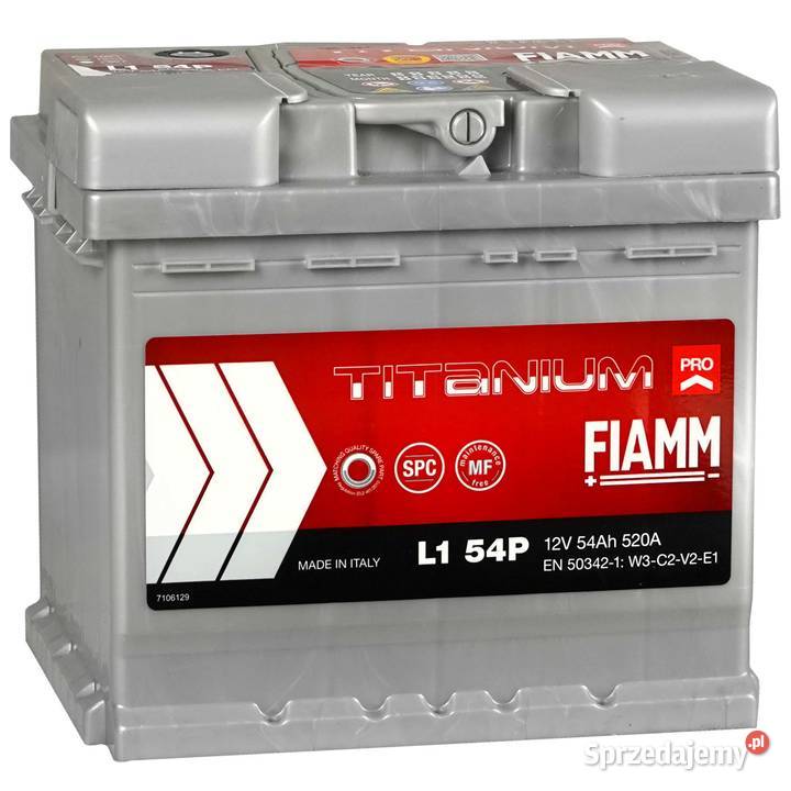 Akumulator 54Ah 520A FIAMM TITANIUM PRO 12V Zamość sprzedam
