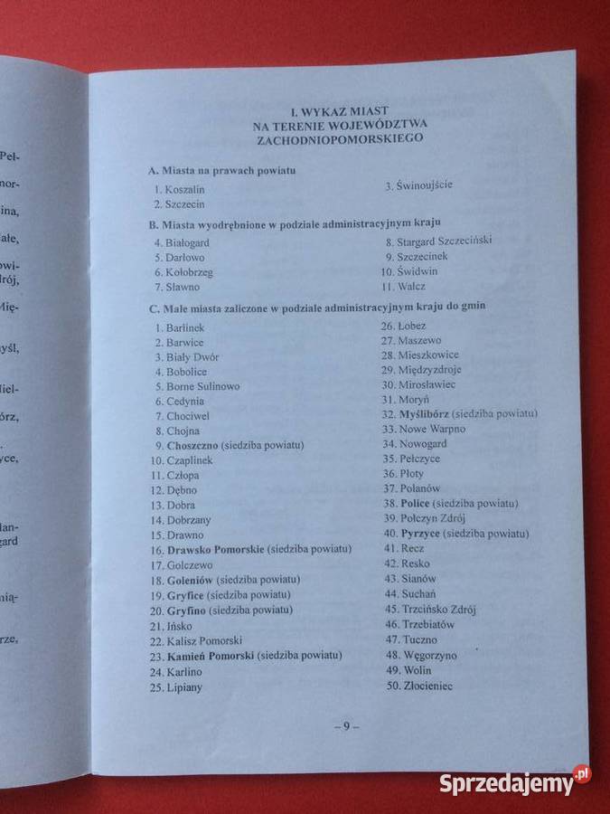 358 Miejscowości Woj Zachodniopomorskiego zachodniopomorskie Szczecin