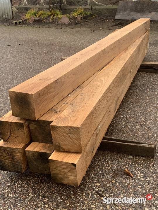 Kantówka dębowa 5x10 10x10 słupki belki podkłady podlaskie