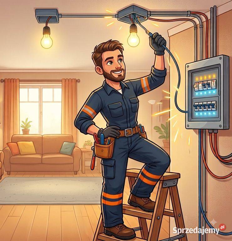 elektryk instalacje gniazdka lampy Złotów