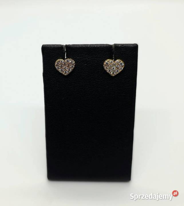 Nowe złote kolczyki próby 585 123g złoto Elbląg