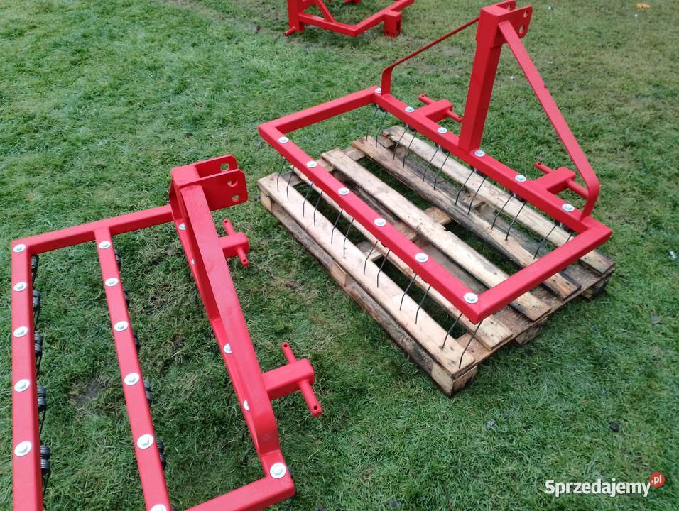 brona do ciągnika grabie sprazynowe do trawy Kłobuck